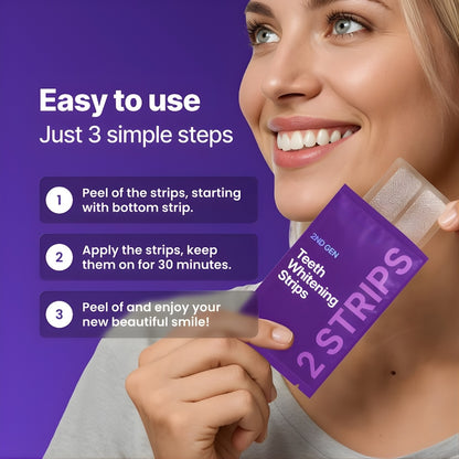 Purple Teeth Whitening Strips