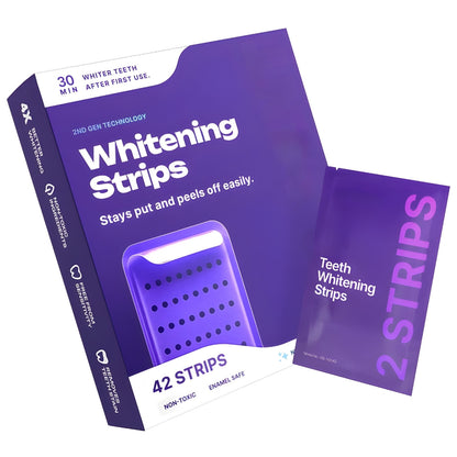 Purple Teeth Whitening Strips